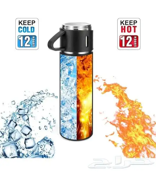 حافظة الحرارة والبرودة (ثيرموس) من الستانلس ستيل بسعة 500 3