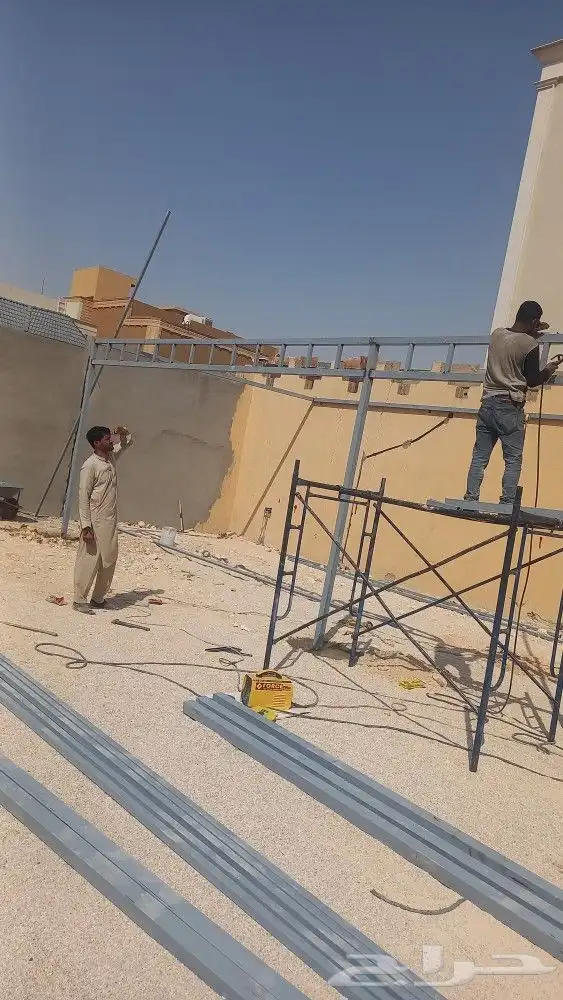 باب ألمنيوم باب حديد سواتر مظلات 7