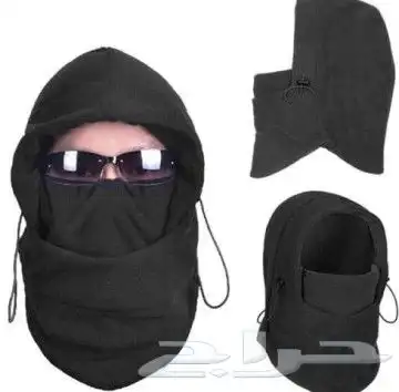 قناع الشتاء من الصوف مبطن فرو ناعم 1