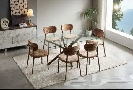 طاولات طعام زجاج مودرن باشكال عصرية 17