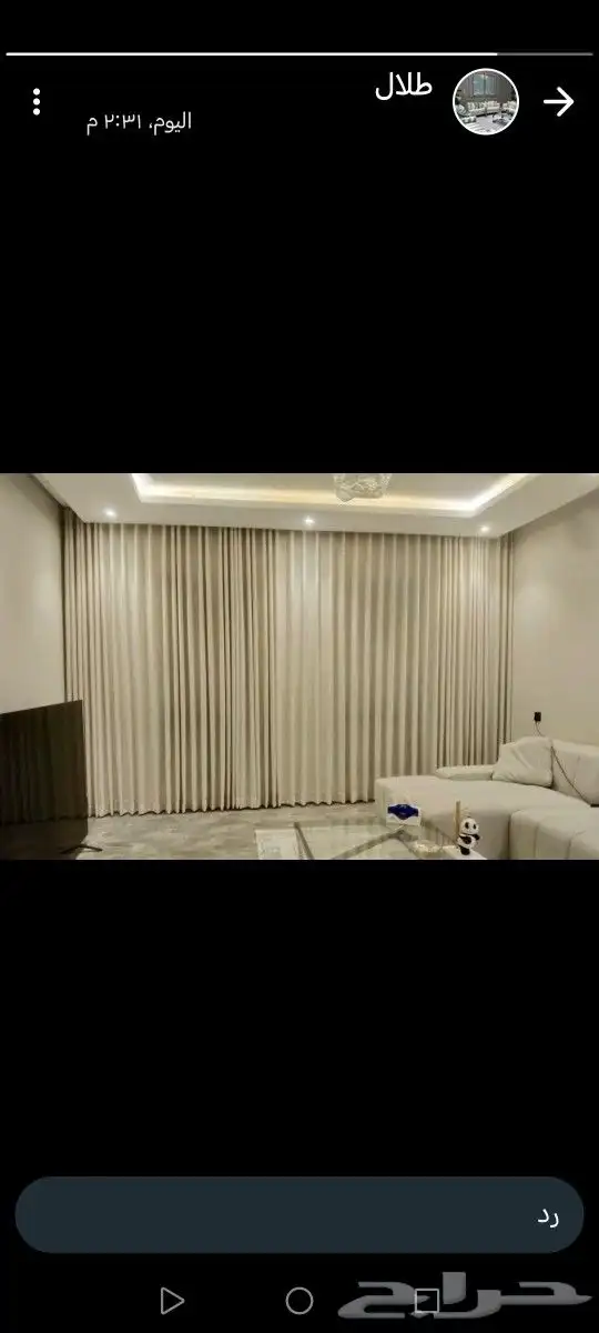 تفصيل ستائر جميع المديلات 1