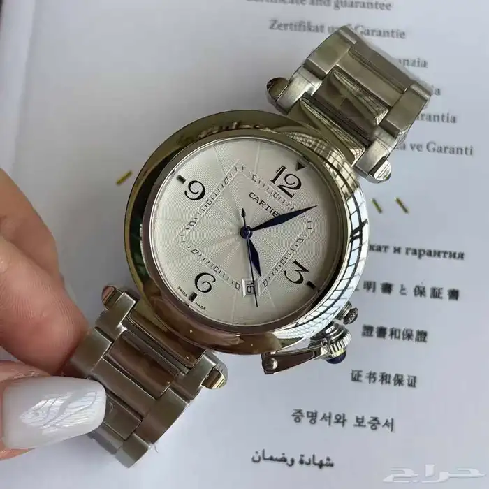 ساعات رجالي الباشا دو الغنيه عن التعريف بجوده عاليه جدا 0