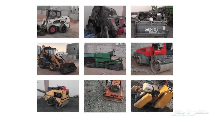 فرق حفر ودفن واسفلت ومعدات 1