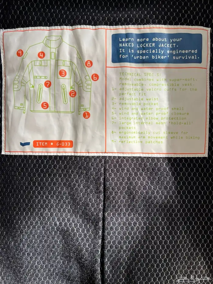 جكيت دباب هوندا Honda Motorcycle Jacket 4