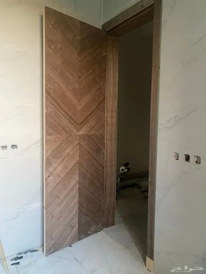 ابواب خشب بيبان باب خشب منجرة أخشاب 5