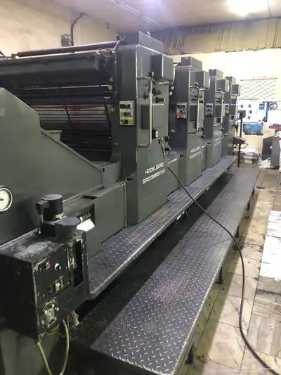 للبيع ماكينة طباعة اوفست 70x100 سبيد ماستر 4 لون 7