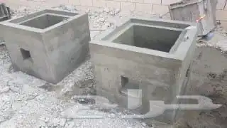مستلزمات خرسانية قواعد أعمدة إنارة مناهيل زينة حدائق 37