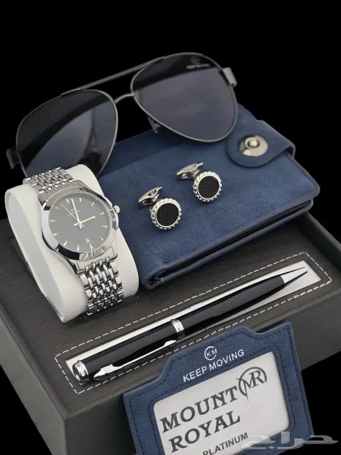 طقم ساعات رجالي فخم 3