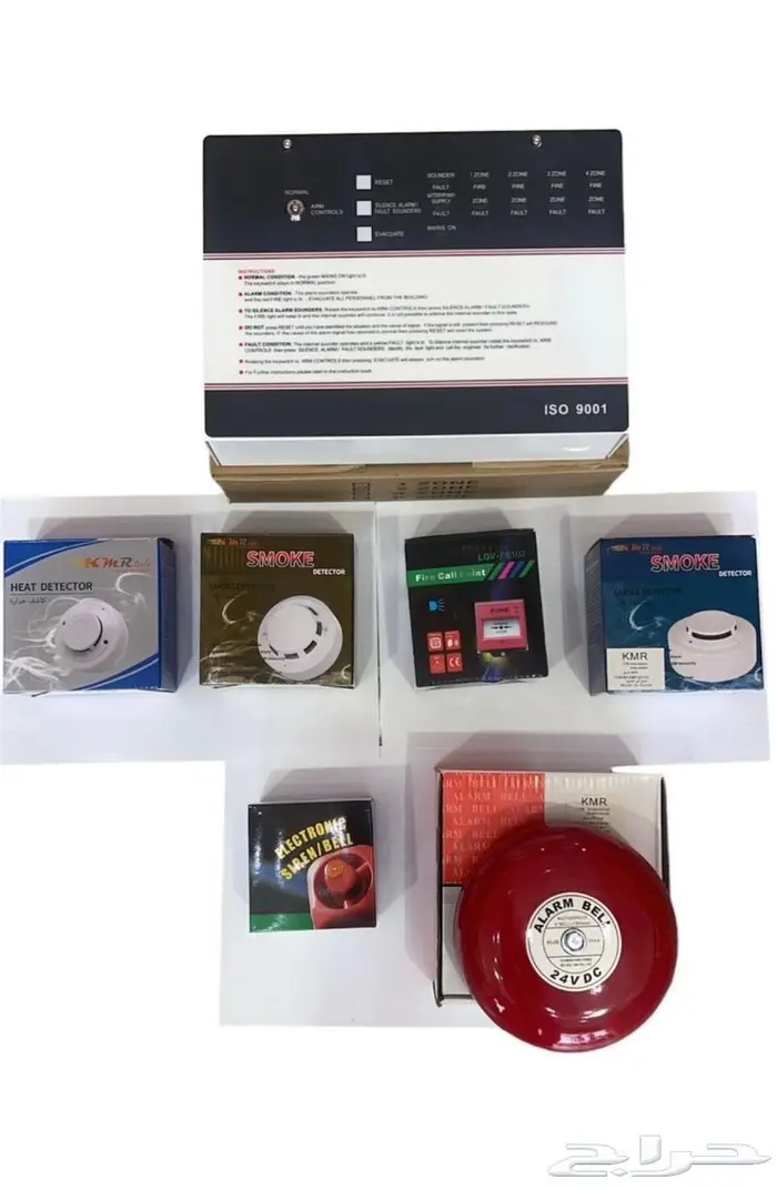 سستم حريق طفايات حريق كاشف حريق كله جديد 3