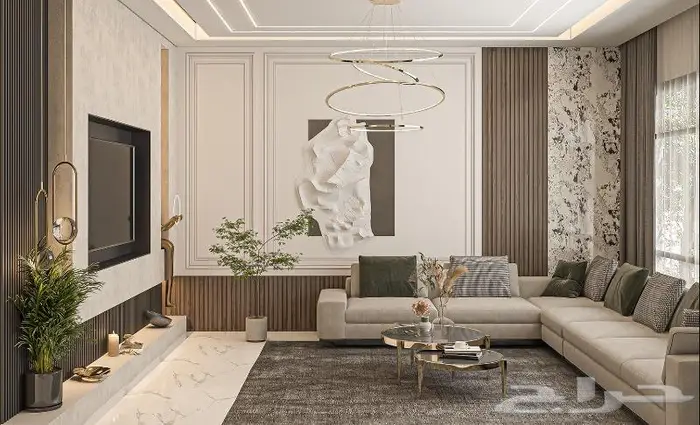 مهندس تصميم داخلي و خارجي - غرفه معيشه عائليه 0
