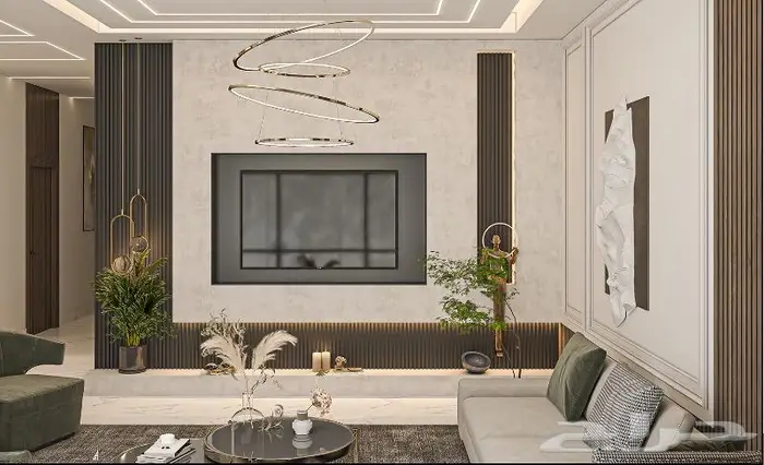مهندس تصميم داخلي و خارجي - غرفه معيشه عائليه 1