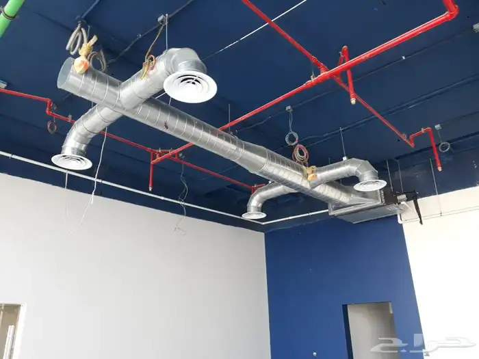 دكت مكيفات مركزية واعمال الكلادينج 22