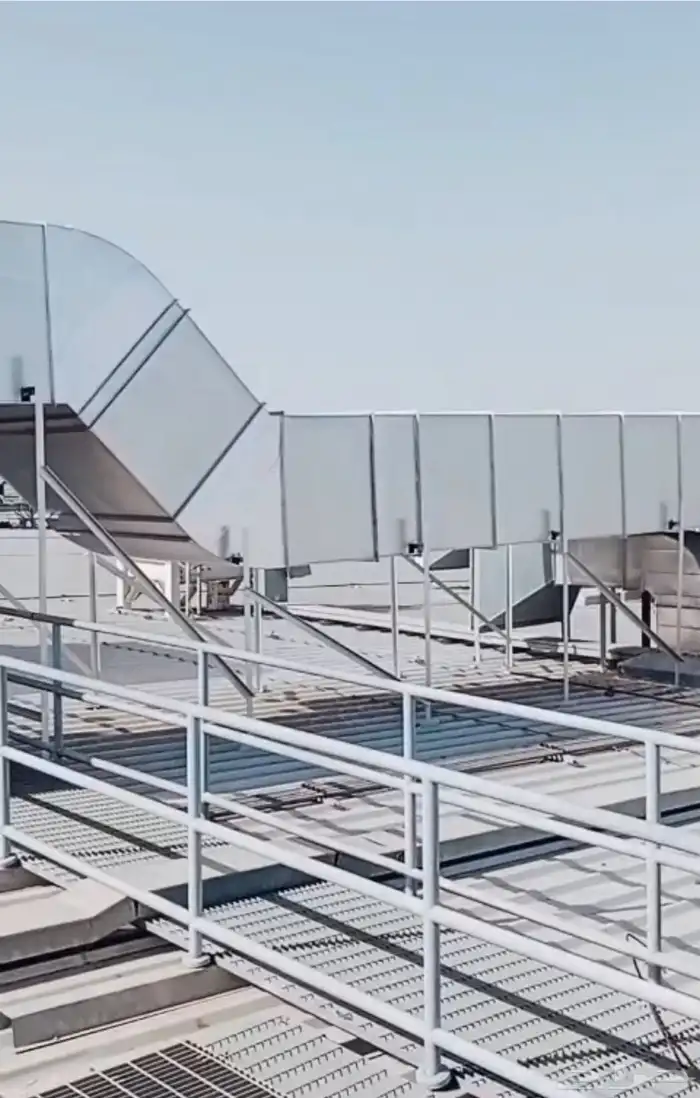 دكت مكيفات مركزية واعمال الكلادينج 12