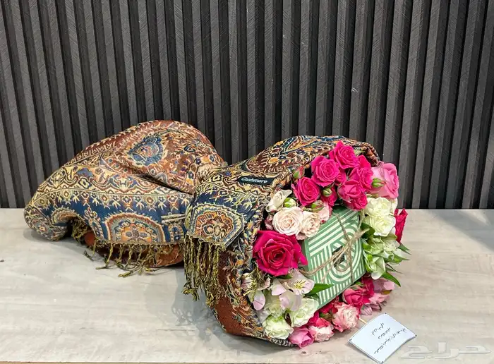 باقة الشال الكشميري هدايا جدة تنسيق باقات وهدايا وتوصيلها 26