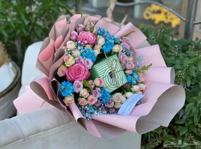 باقة الشال الكشميري هدايا جدة تنسيق باقات وهدايا وتوصيلها 30