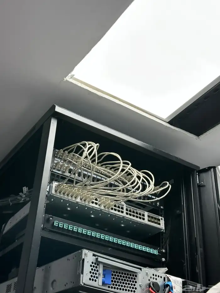 فني شبكات تمديد كيابل cat7 cat6a cat6 ومقويات قراندستريم 13