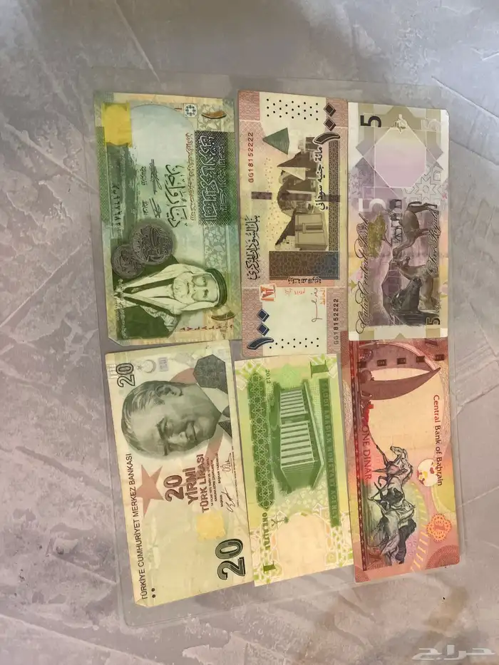 فلوس نقدية قديمة وجامده وبلوت صدام جديده ما انفكت وقديمه 4