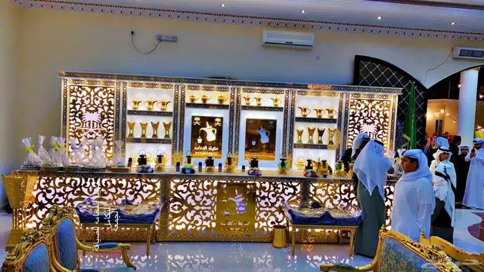 كنتر استقبال ركن ضيافه قهوجين صبابين 1