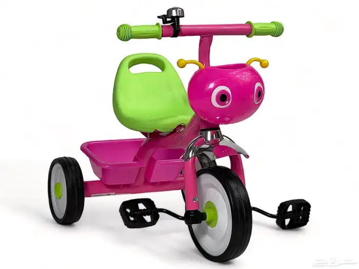 دراجة 3 كفرات للاطفال - سيكل 3 كفرات تصميم نحله وبعدة الوان 10