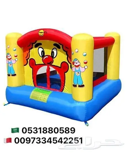 ايجار وبيع بيت هزاز نطيطات زحليقات ملاعب صابونية العاب اطفال 2