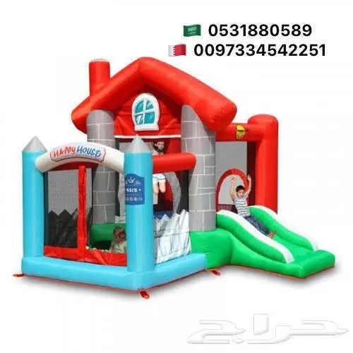 ايجار وبيع بيت هزاز نطيطات زحليقات ملاعب صابونية العاب اطفال 1