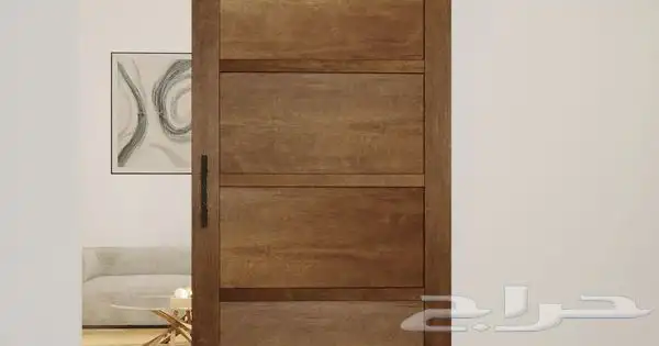 ابواب خشب بيبان باب خشب منجرة أخشاب 9