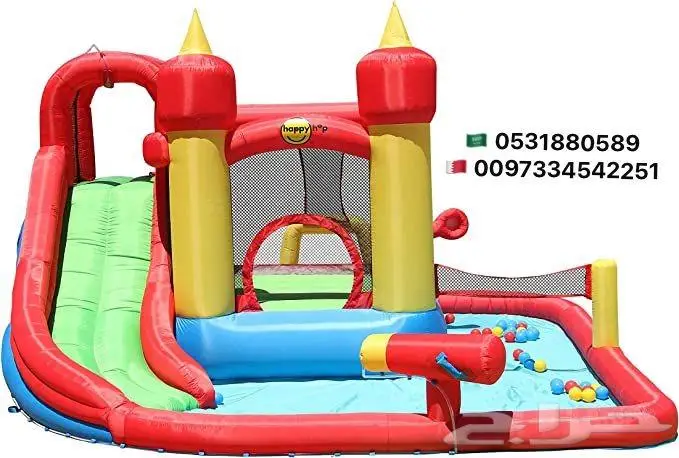 ايجار وبيع بيت هزاز نطيطات زحليقات ملاعب صابونية العاب اطفال 12