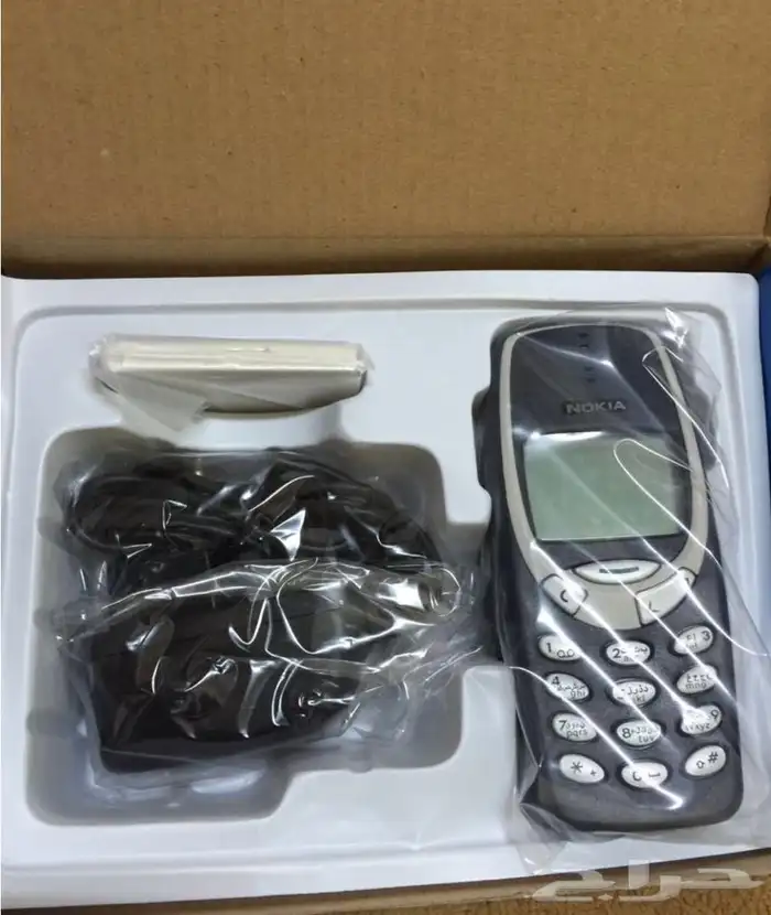نوكيا العنيد الاول nokia 3310 جديد بكرتونه وجميع اغراضه 0
