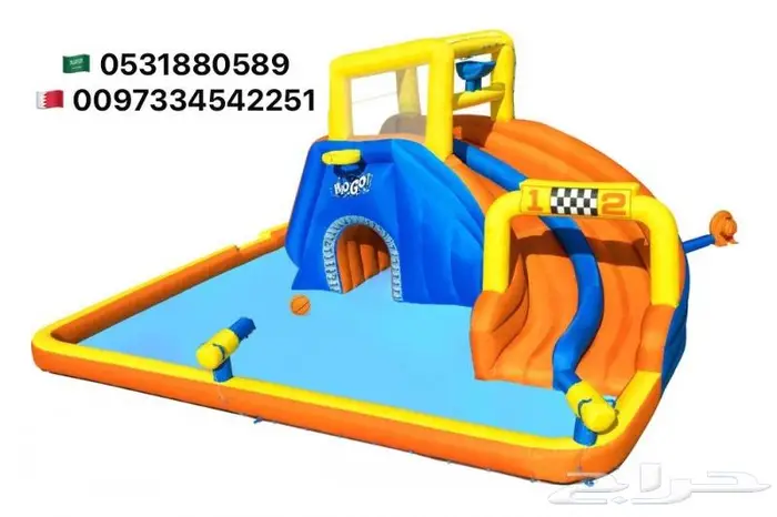 ايجار وبيع بيت هزاز نطيطات زحليقات ملاعب صابونية العاب اطفال 11