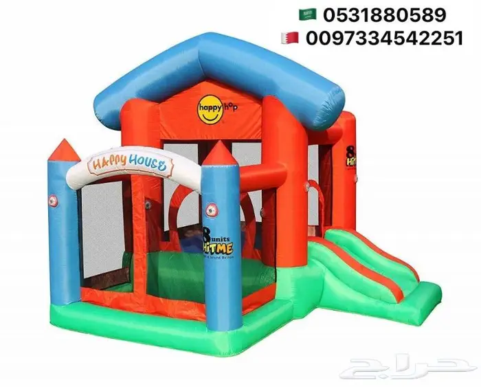 ايجار وبيع بيت هزاز نطيطات زحليقات ملاعب صابونية العاب اطفال 19