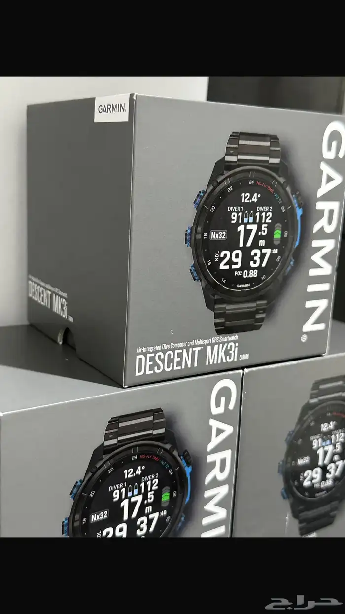 قارمن Mk3i كمبيوتر الغوص مقاس 51 مم تيتانيوم GARMIN 7