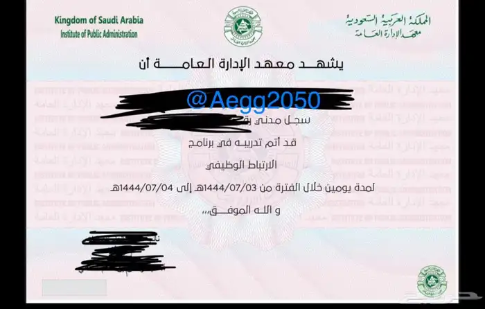 حضور دورات اثرائي ودروب ومعهد الادارة وجميع الدورات 6