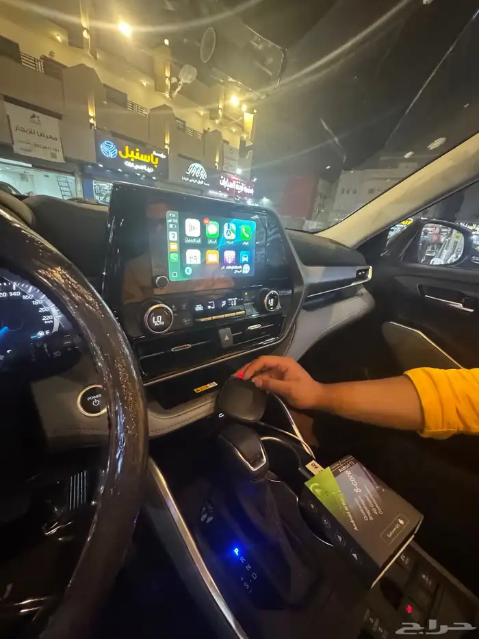 قطعة CarPlay كاربلاي تركب على شاشة الوكالة أندرويد 3