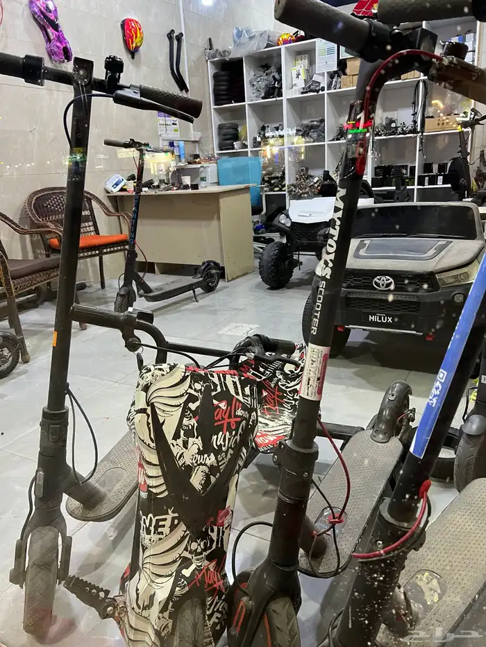 صيانة وتصليح لسكوترات وسيارات لاطفال وترهيم بطاريات شاموي 6