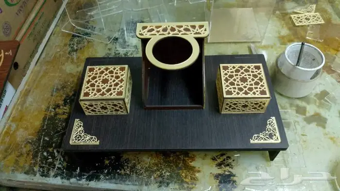حفر وقص الأكريليك والخشب بالليزر بوكسات ومباخر 11