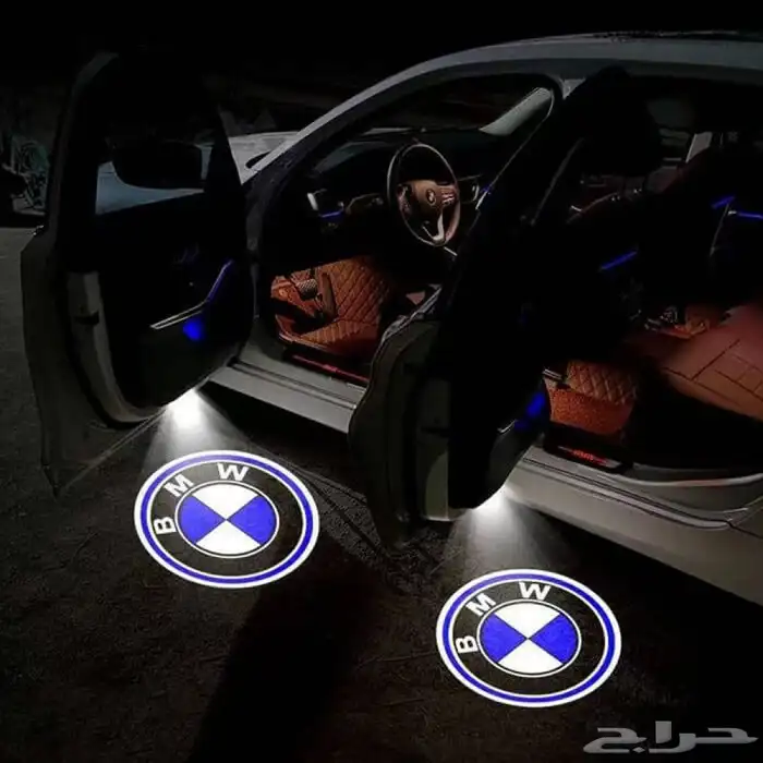 لمبات بروجكتر الابواب بشعار BMW 0