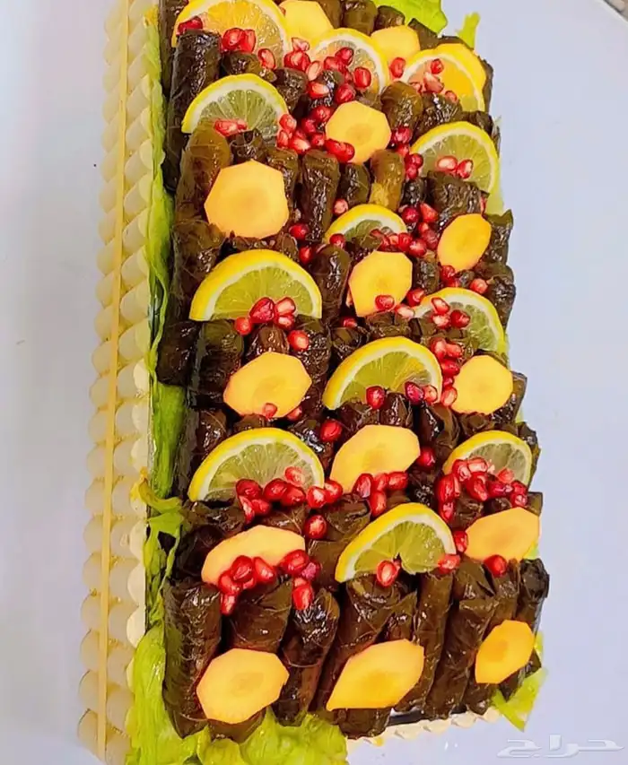 ورق عنب شغل فرش وطعم مميز حامض وسبايسي 4