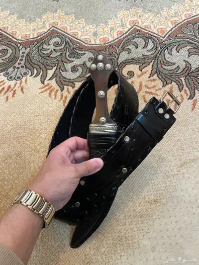 للبيع سكين حزام قرن من النوادر 3