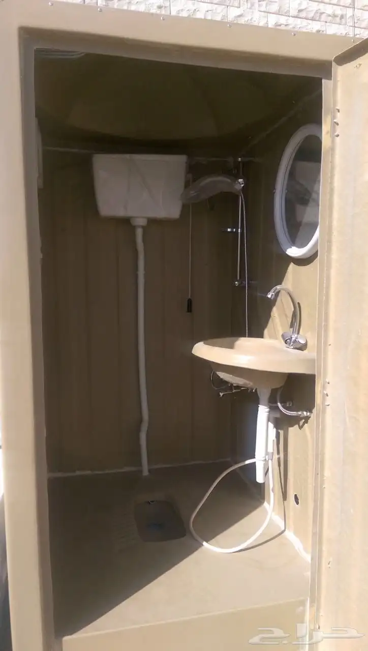 حمامات متنقلة جاهزة فيبر جلاس بتبوك 1