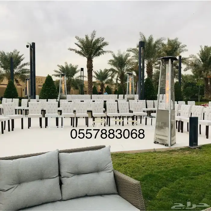 حفلات ايجار طاولات كرسي كنب 95