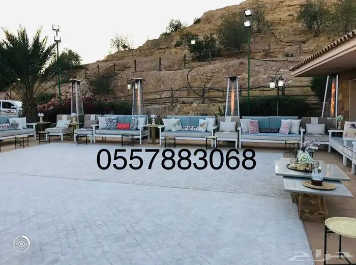 حفلات ايجار طاولات كرسي كنب 78