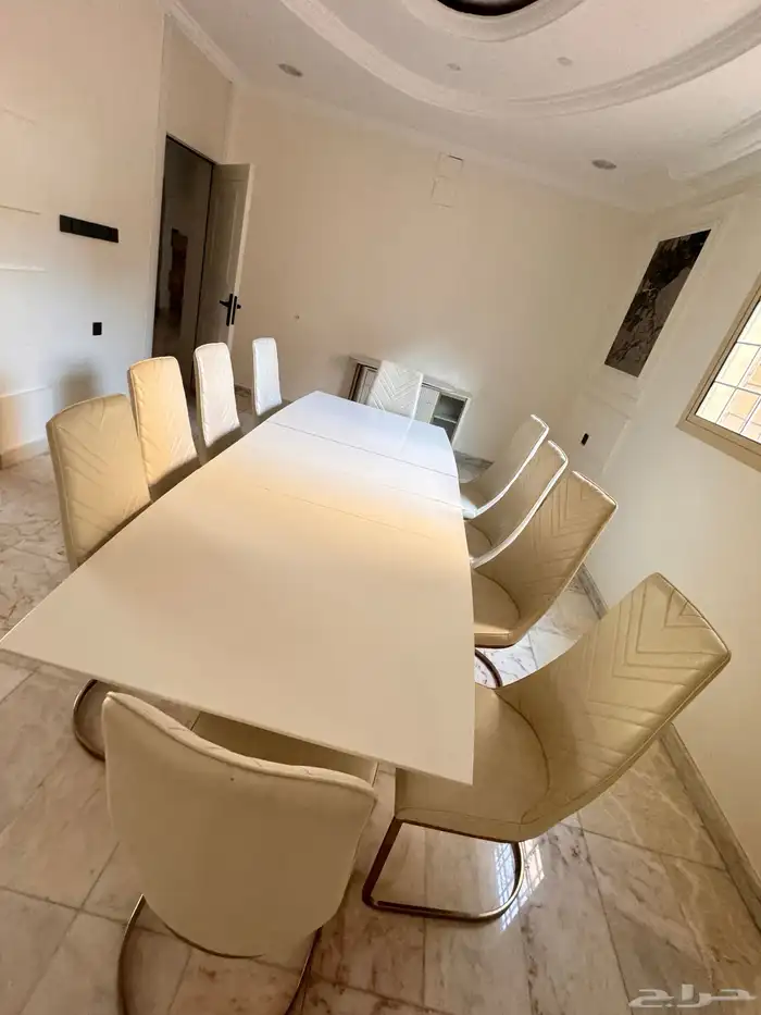 طاولة طعام 10 كراسي فخمه 4