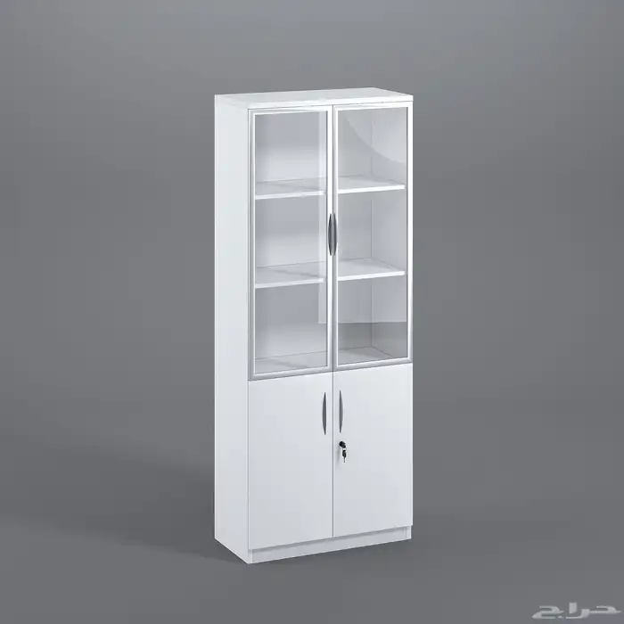 مكتب ابيض و رصاصي طقم مودرن فخم ورك ستيشن طاولة اجتماع كنب 28