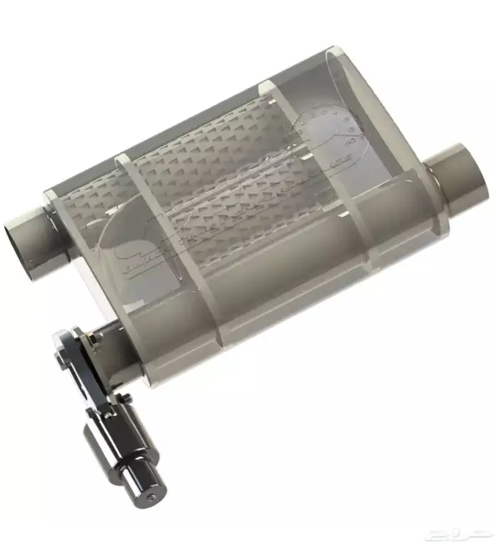 دبه صوت QTP Screamer Muffler w Bolt-On cutout 3 inch 11
