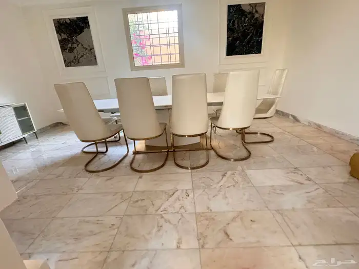 طاولة طعام 10 كراسي فخمة 3