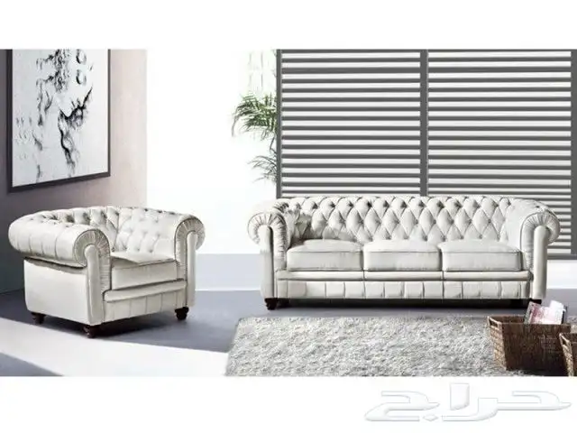 مكتب ابيض و رصاصي طقم مودرن فخم ورك ستيشن طاولة اجتماع كنب 37