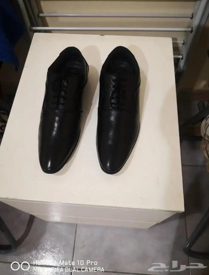 حذاء رجالي أسود رسمي 0