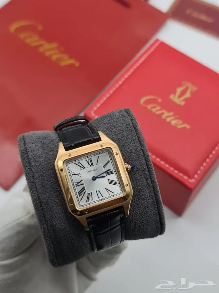 ساعات جلد لرجال موديل تانك من كارتييه ساعة ماركة كرتير 36-38 12