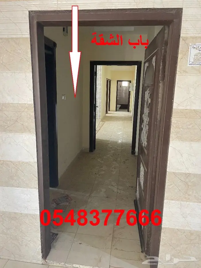 شقة 4غرف حي لبن جديدة 3800 شهري شامل كهرب وحمام حي لبن 1