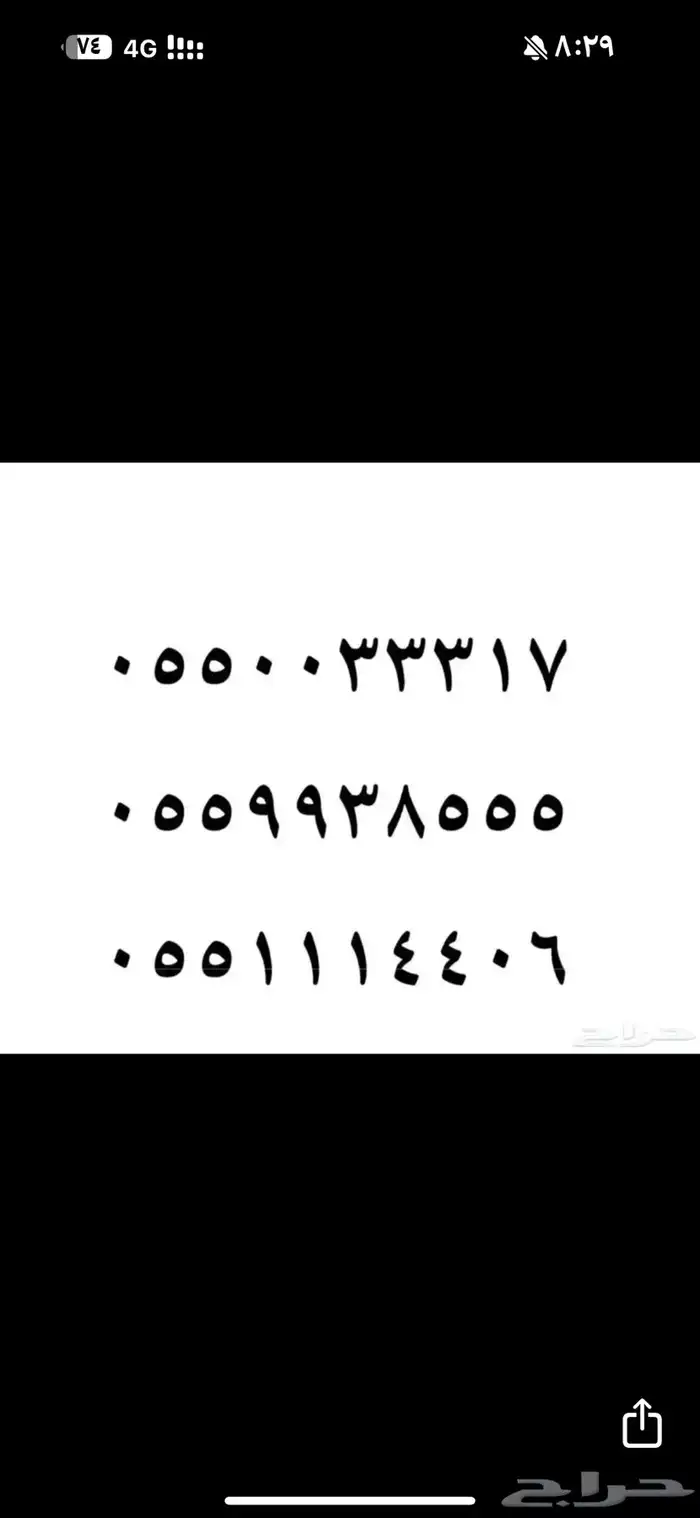 ارقام سوا مميزه 25